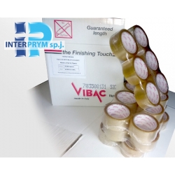 Taśma VIBAC transparent (48mm/66y - 60m) - 6 rolek - kauczuk naturalny (solvent)